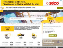 Tablet Screenshot of europe-construction-equipment.com